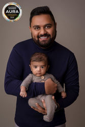 Aura Photography Platinum Award - Baby & Dad