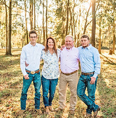 Golden hour family session with older children in montgomery, AL