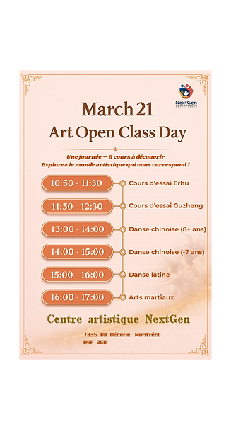 Atelier découverte gratuit – 21 mars 2026