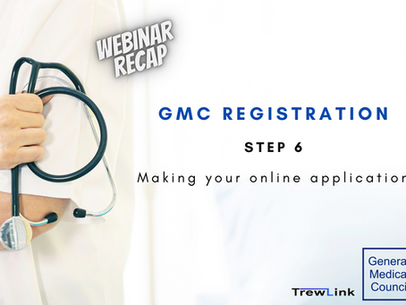 GMC registration - STEP 6 - Making your online application