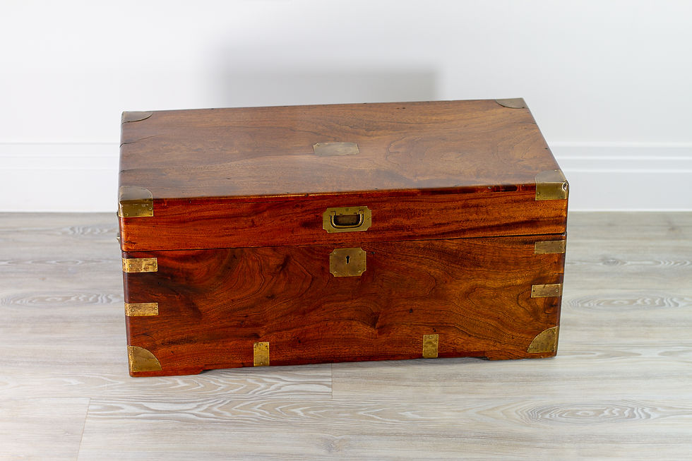 Thumbnail: Victorian Campaign Camphor Trunk