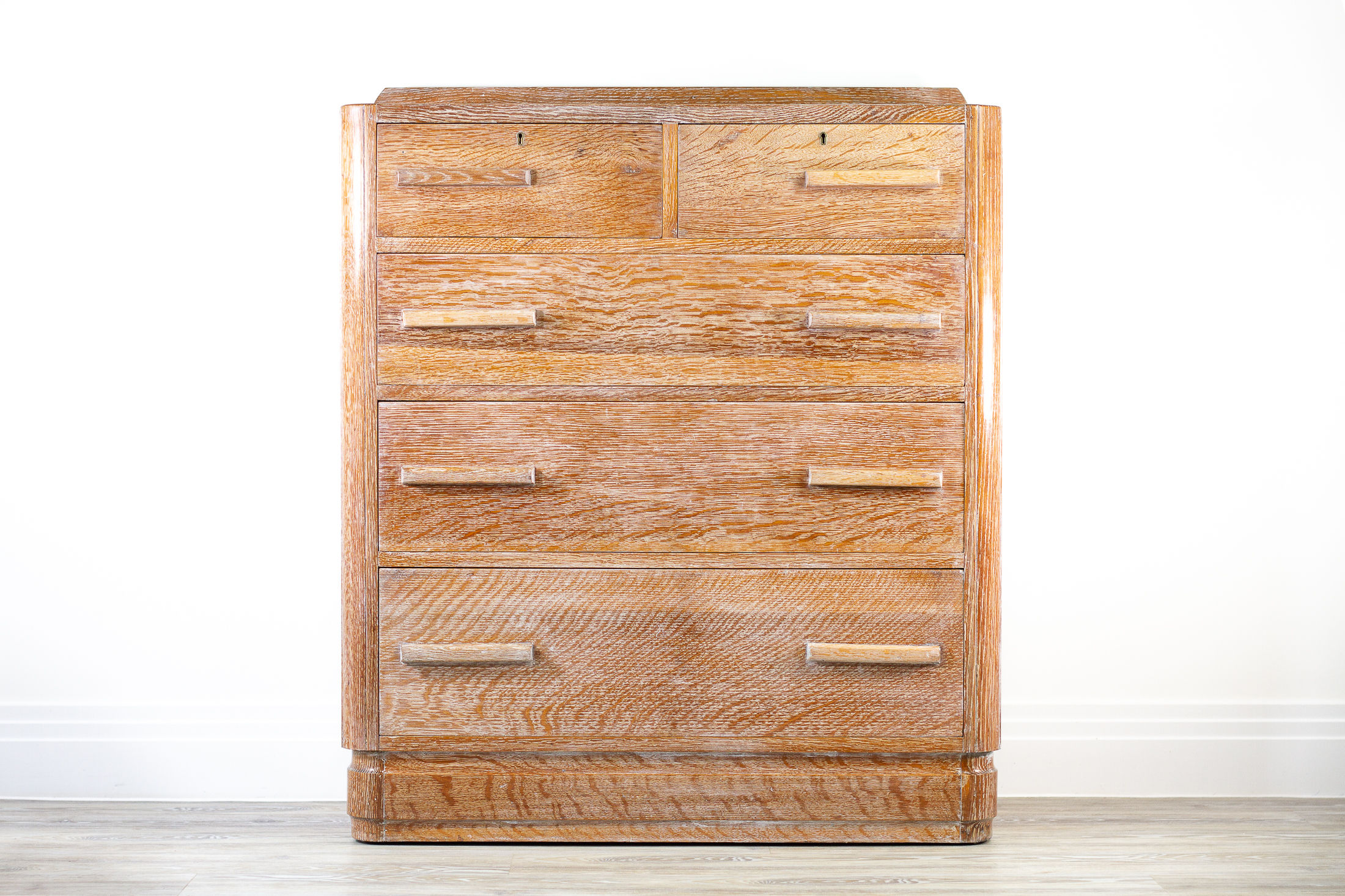 Heal’s Style Limed Oak Chest of Drawers C.1930