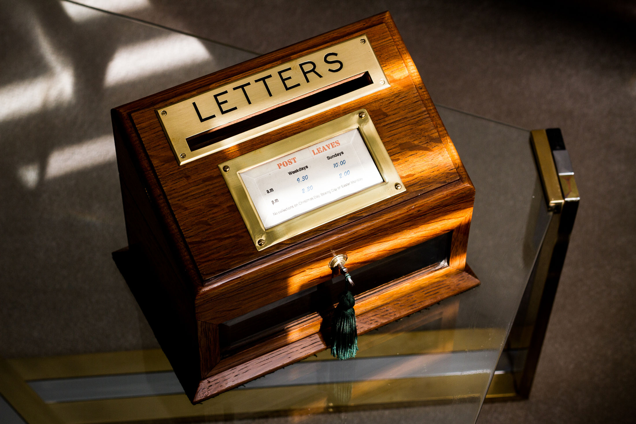 JC Vickery Edwardian Letter Box