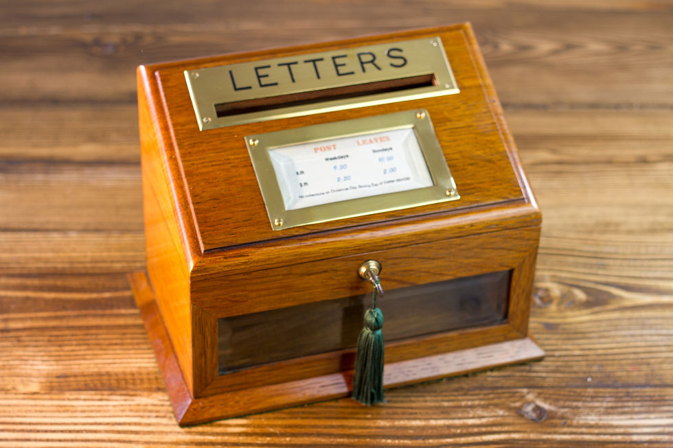 Thumbnail: JC Vickery Edwardian Letter Box