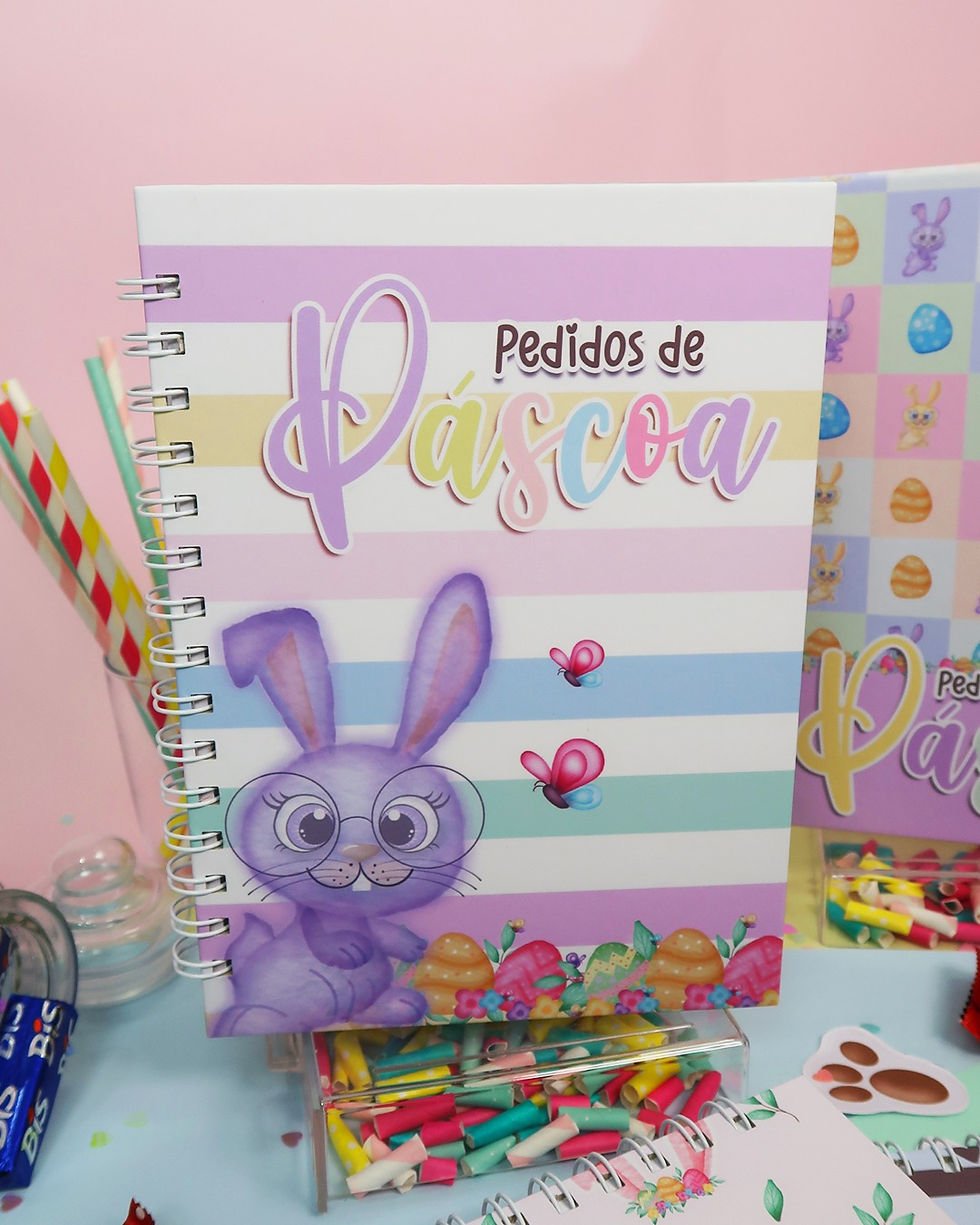 Miniatura: Caderno de Pedidos de Páscoa 