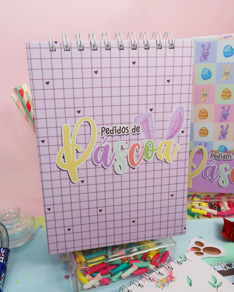 Miniatura: Caderno de Pedidos de Páscoa 