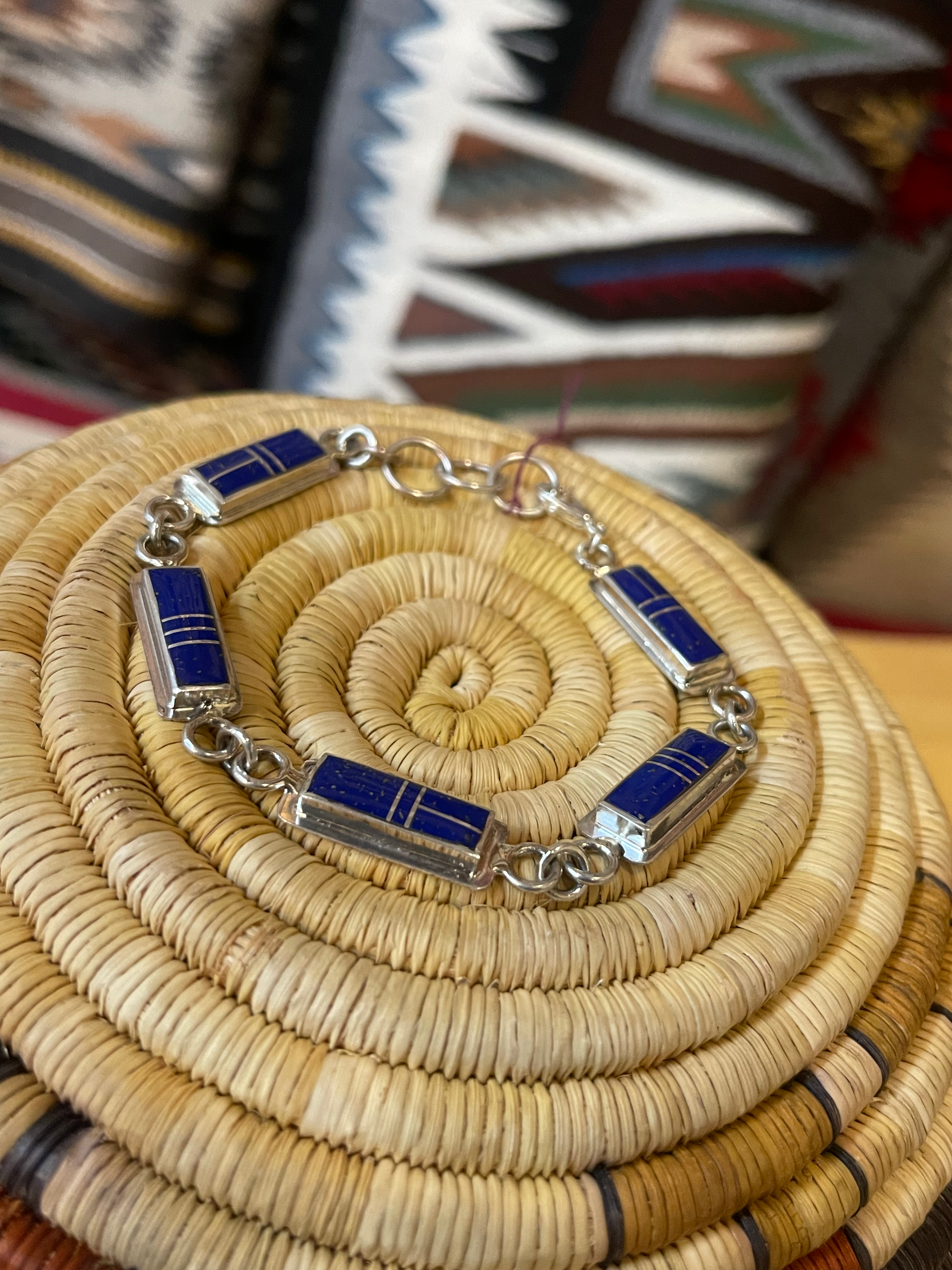 Kyle Yellowhair Lapis Bracelet