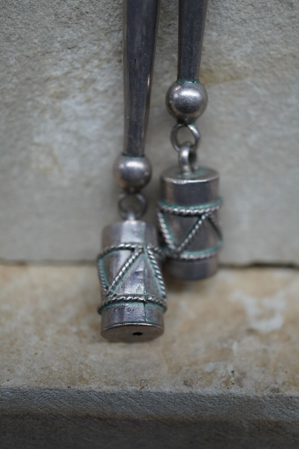 Thumbnail: 70s Navajo Blue Diamond Vintage Bolo