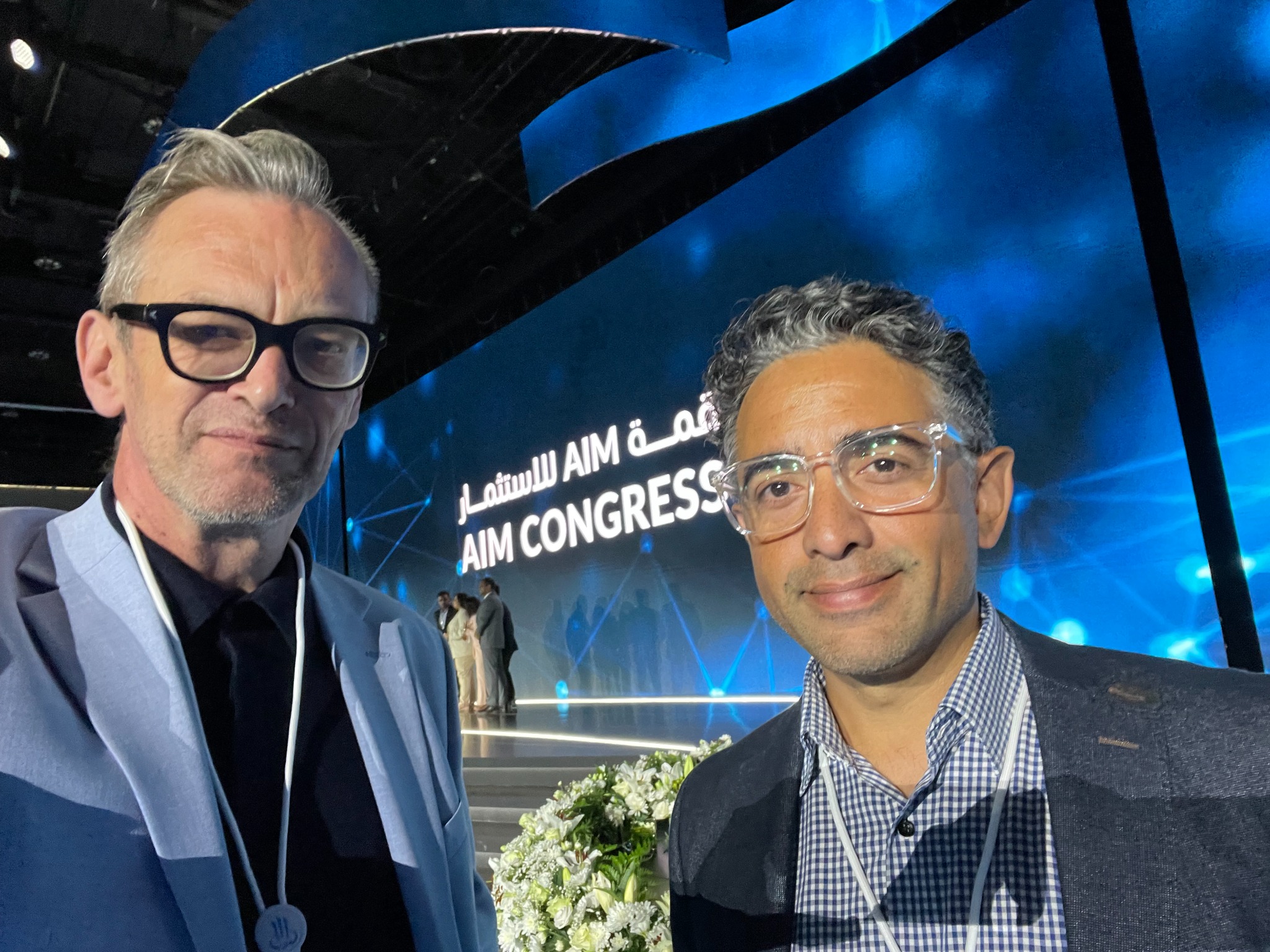Lee Pollard and Martin Kunzmann at AIM Congress