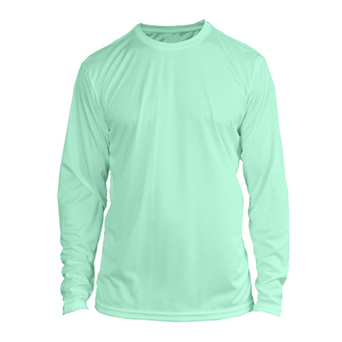 Customized long sleeve high performance quick dry UPF 50 blank fishing