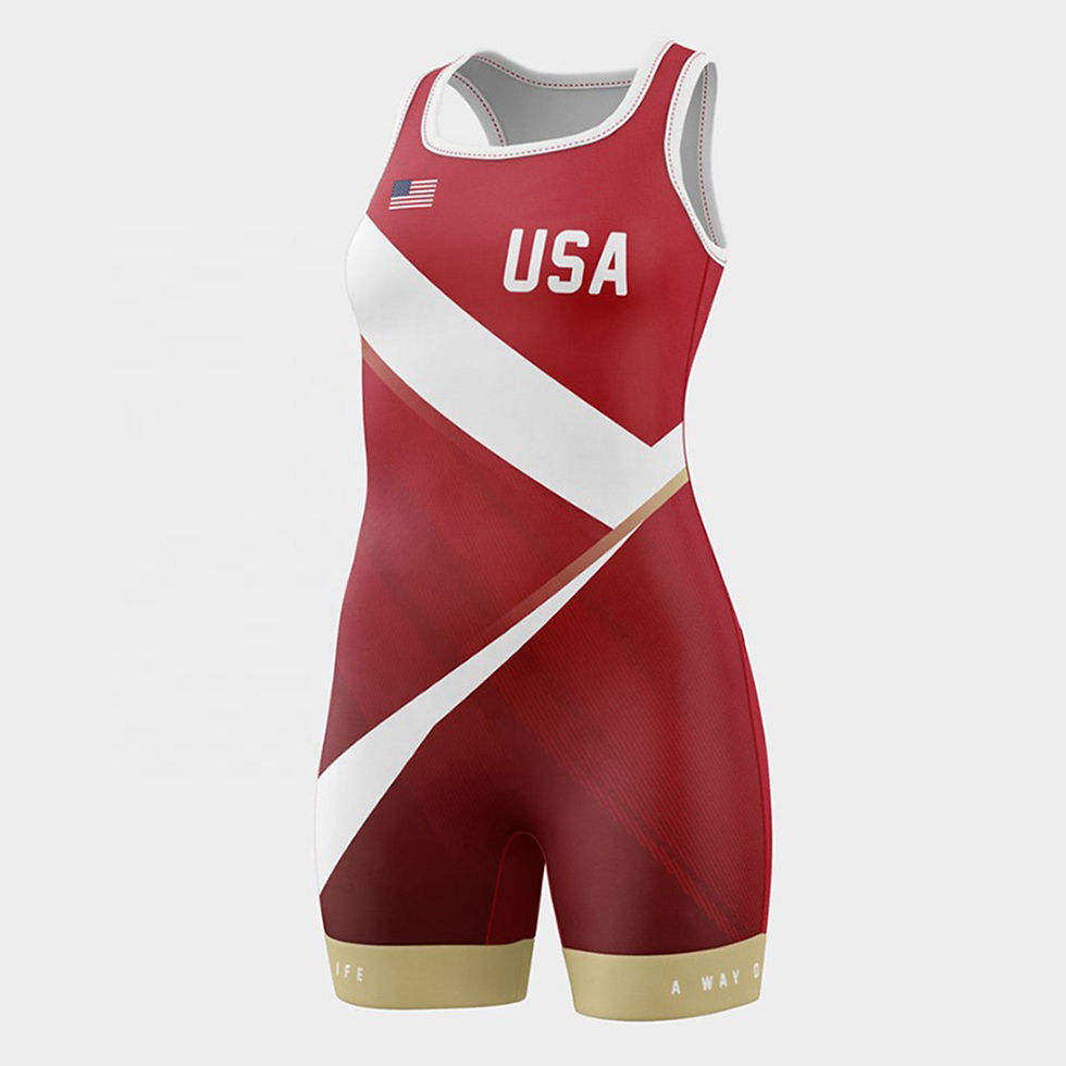Thumbnail: Wholesale Full Sublimation custom Wrestling Clothing Wrestling Singlets