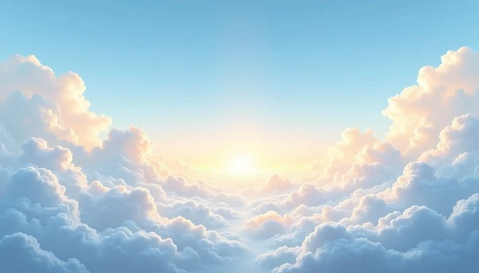 pastel clouds and sky