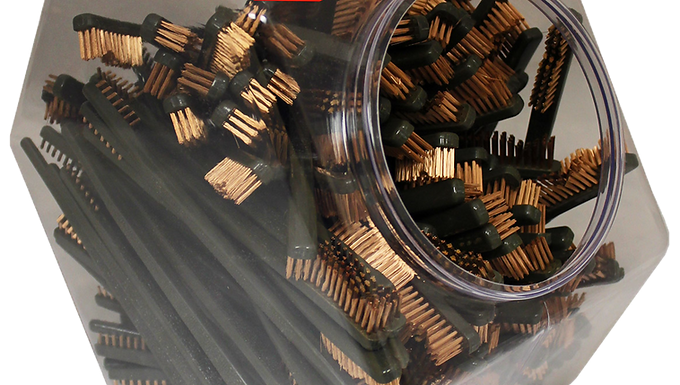 Gun Brush Double End - Bronze  150 Qty.