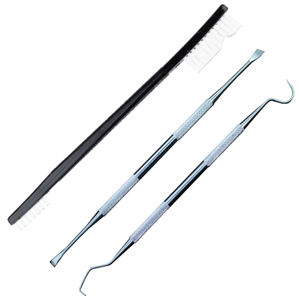 3 Piece Pick and Brush Tool Set