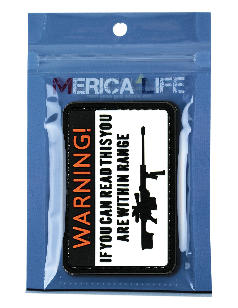 Thumbnail: Warning! If You Can Read This You are Within Range Patch