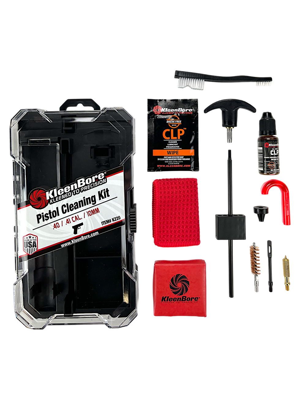 Thumbnail: .40/.41/10mm Handgun Classic Cleaning Kit