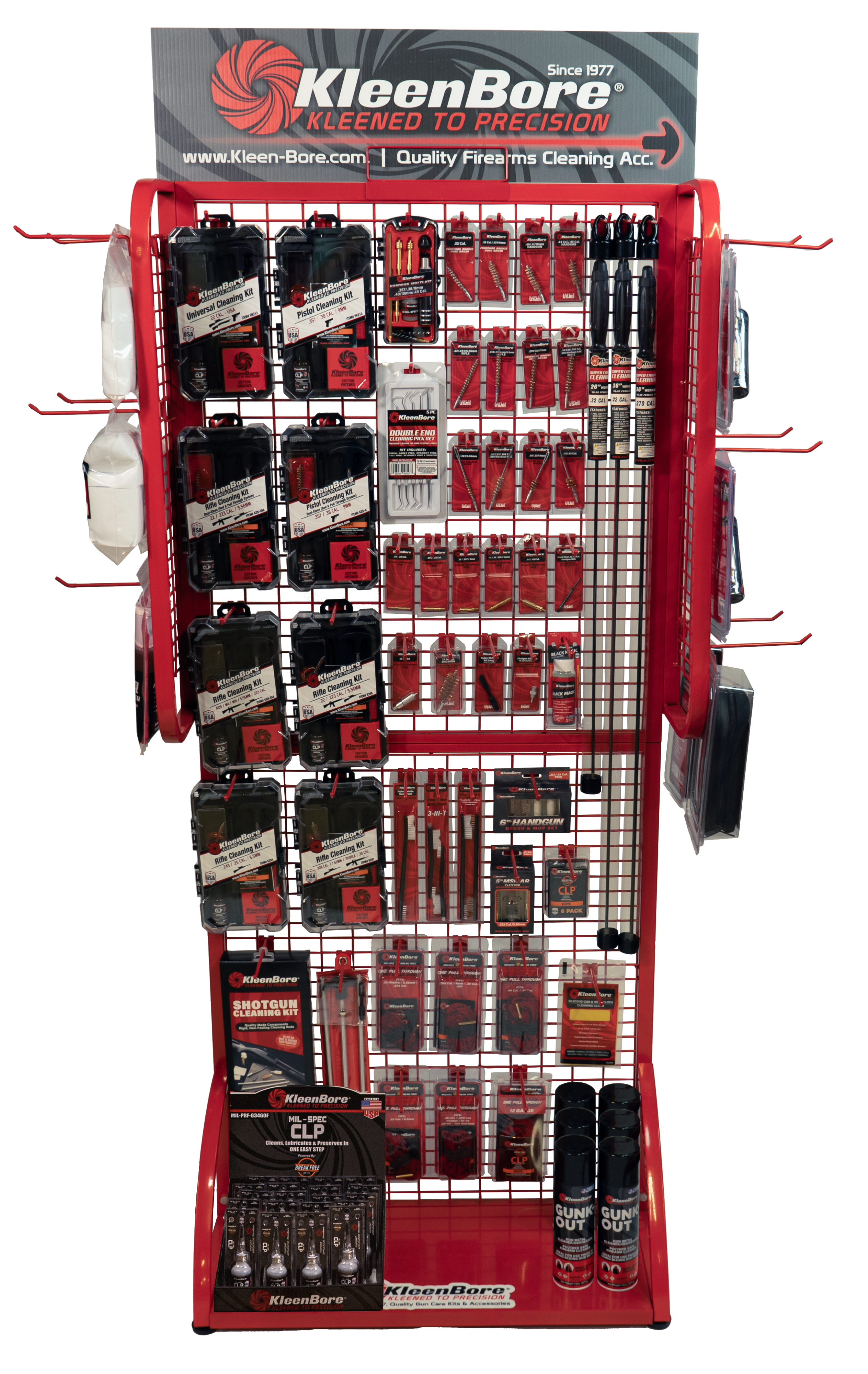 KleenBore 1 Stop Shop Best Seller Items Mechandiser
