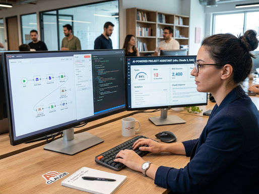 Building an AI-Powered Project Management Assistant with n8n, Claude, and RAG