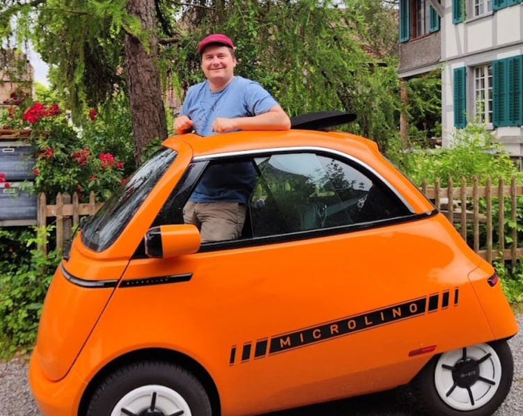 High angle view of a modern public transport station
