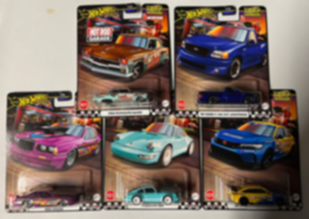 Hot wheels boulevard 101-105 set of 5