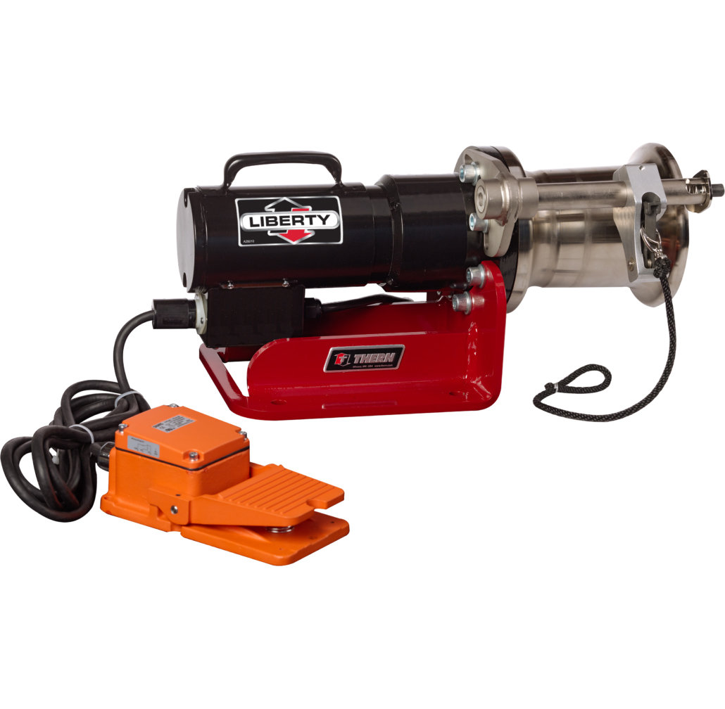 Capstan Winch Portable Electric Winches Kristian Electric Canada