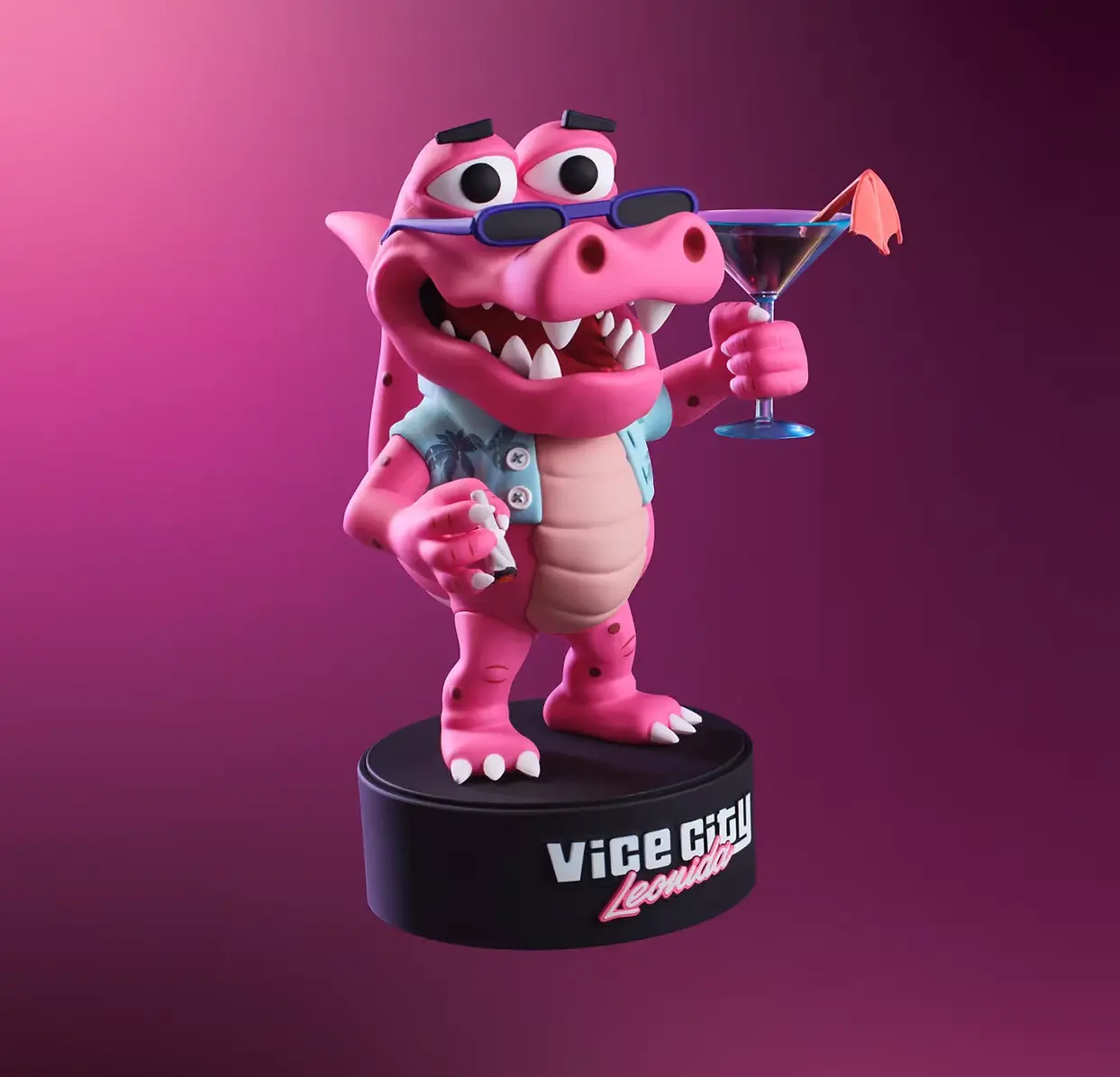 The Grand Theft Auto six Macca the Gator figurine