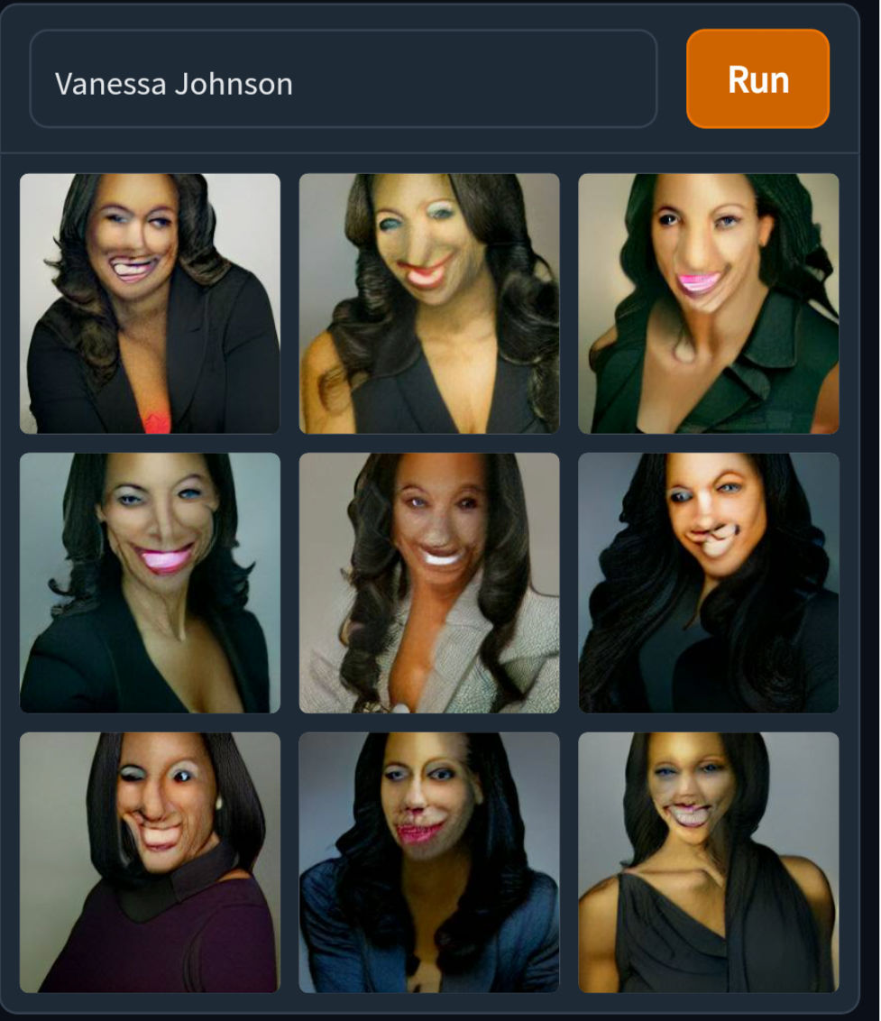 ein KI Bild von Vanessa Johnson