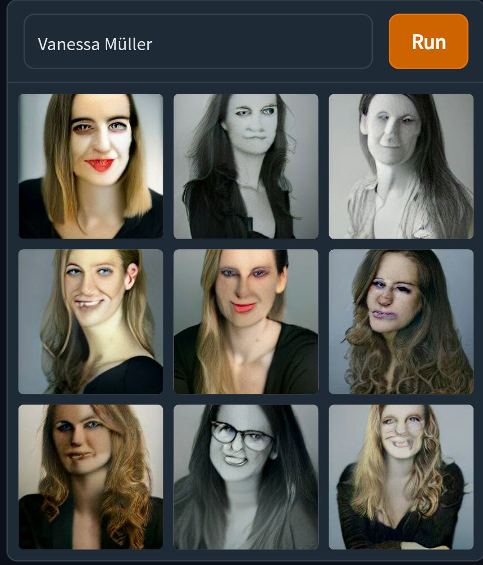 Ein KI Bild von Vanessa Müller