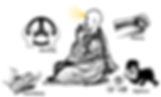 A depiction of the core skills of meditation