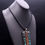 Thumbnail: Turquoise Sterling Silver fossil pendant necklace