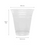 Thumbnail: Vaso PET Plástico 12/14 oz 98mm 20x50 | Ideal para Postres y Bebidas