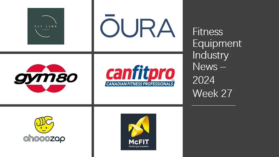 Fitness Equipment Industry News Weekly - 2024W27