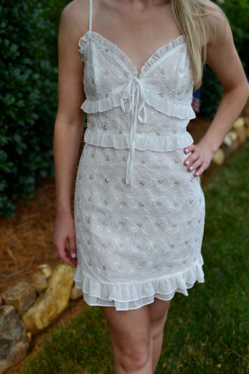 Thumbnail: Lace & Ruffle Dress