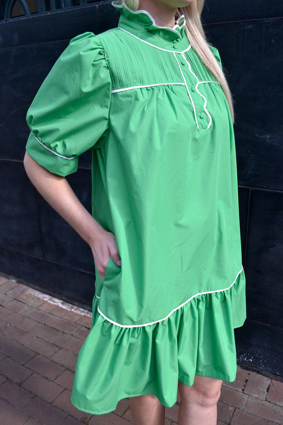 Thumbnail: Green Ruffle Dress