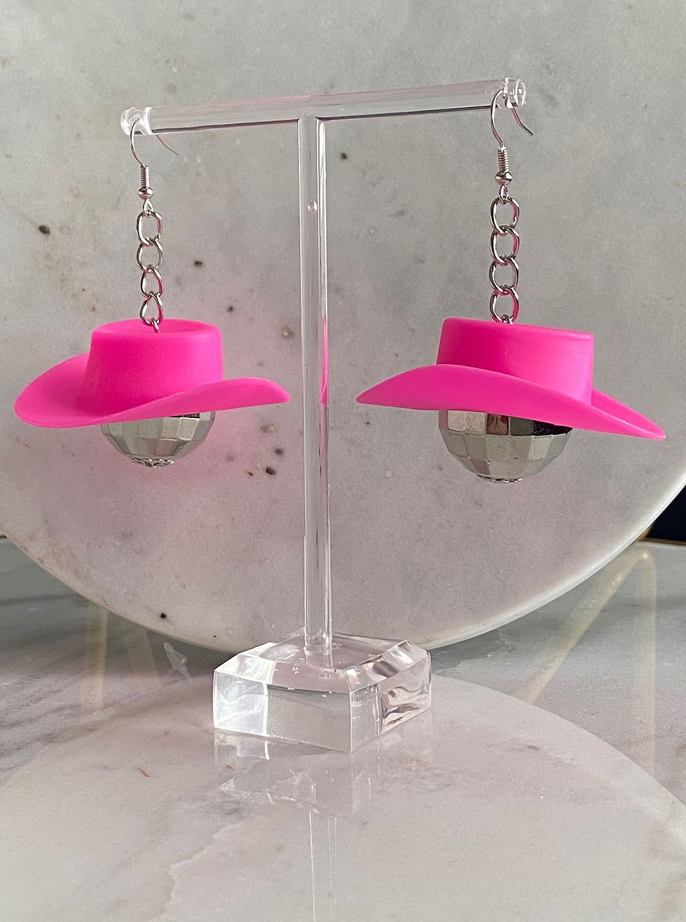 Thumbnail: Fuchsia Western Hat with Disco Ball