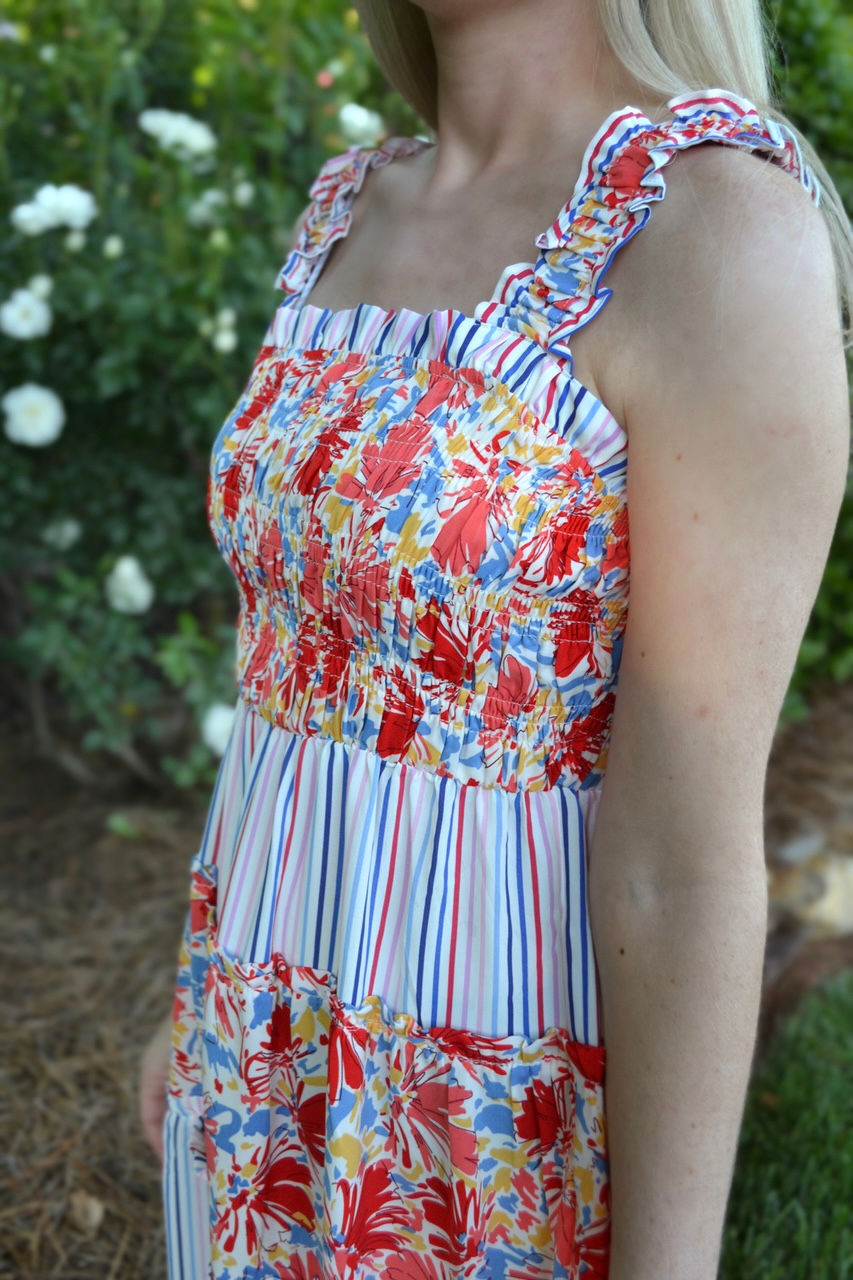 Thumbnail: Florals and Stripes Dress