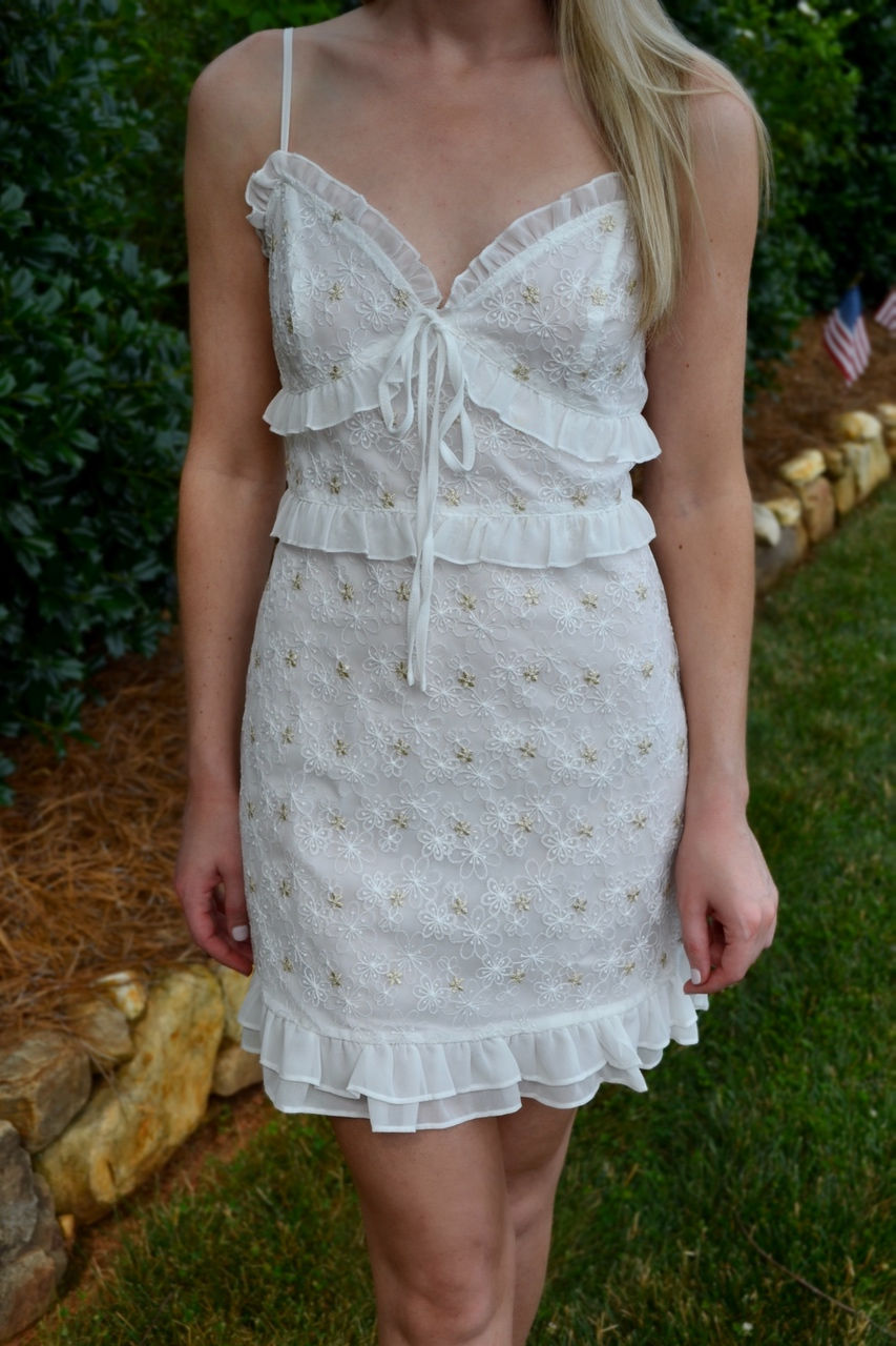 Thumbnail: Lace & Ruffle Dress