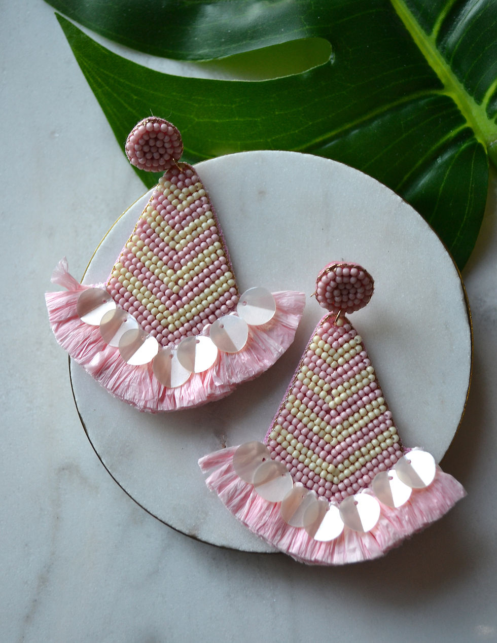 Thumbnail: Pink Piñata Party Seed Bead Earrings