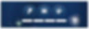 Icons of a jellyfish, crab, and starfish on a blue background with white placeholders below. A circular arrow on the right.