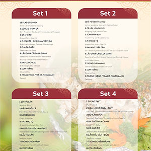 Set menu 180