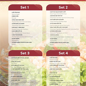 Set menu 240