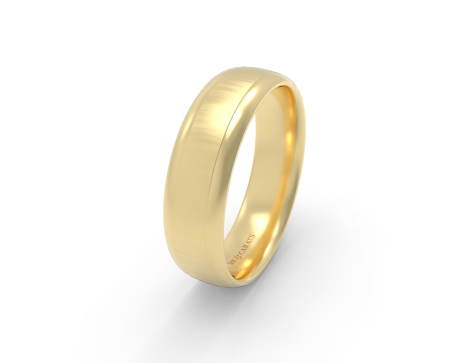 Thumbnail: Double Edged Groove Wedding Band