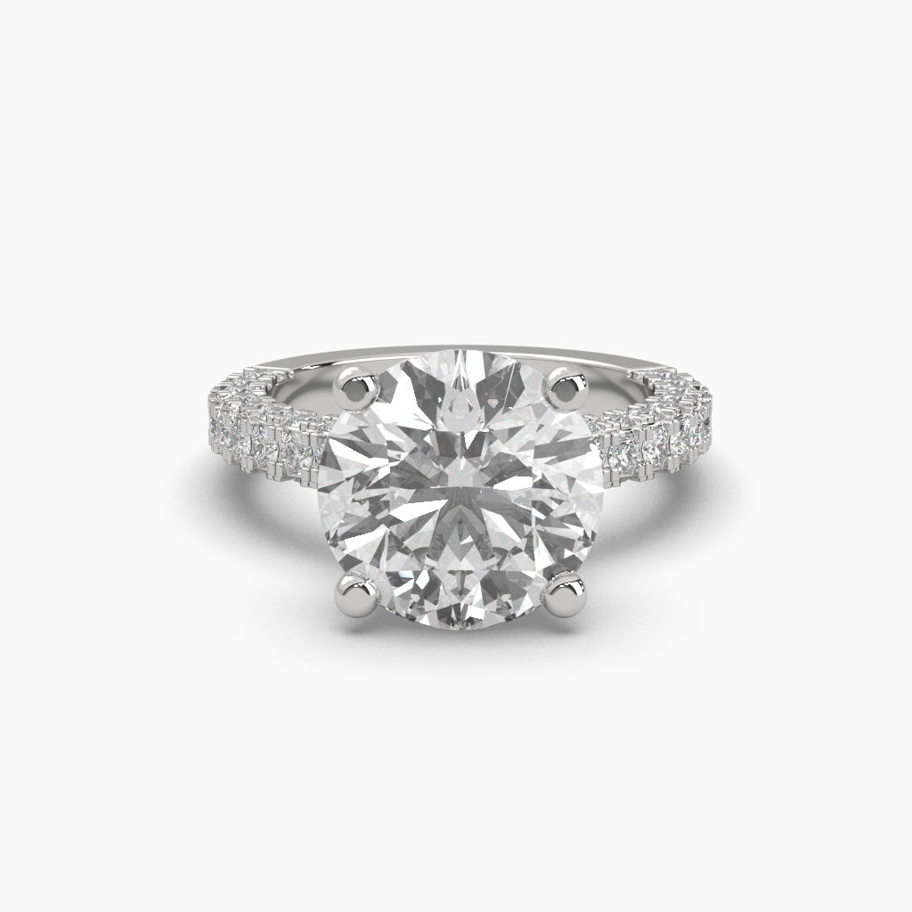 The Tori - Round Brilliant with Hidden Halo