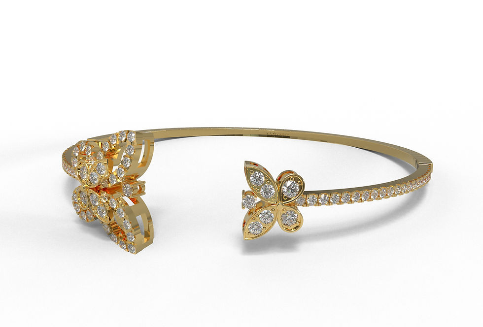 Thumbnail: The Bird Wing with diamonds part of the Flutterby Collection