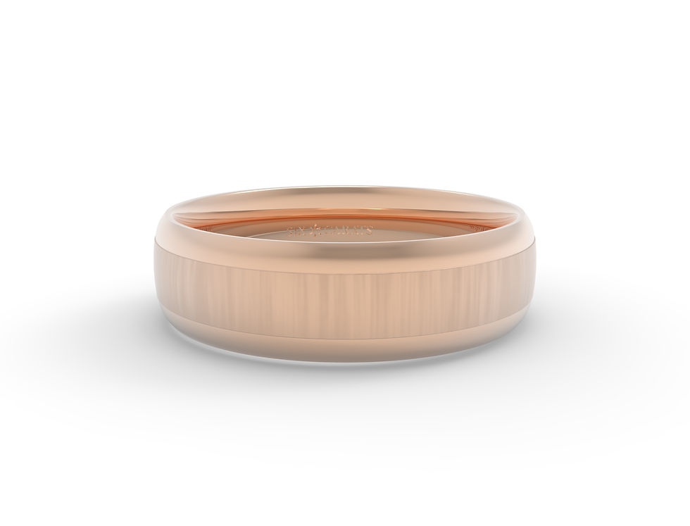 Thumbnail: Double Edged Groove Wedding Band