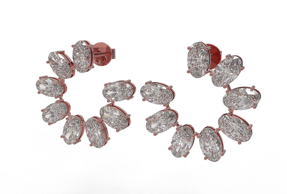 Thumbnail: Oval Éclat Hoops