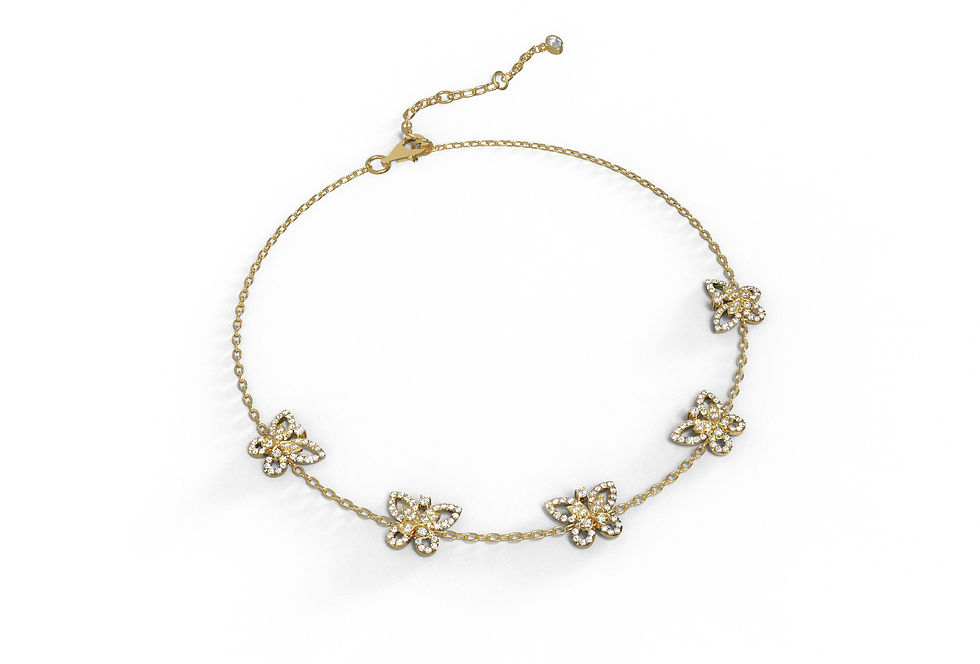 Thumbnail: The Starry night cracker with diamonds part of the Flutterby Collection