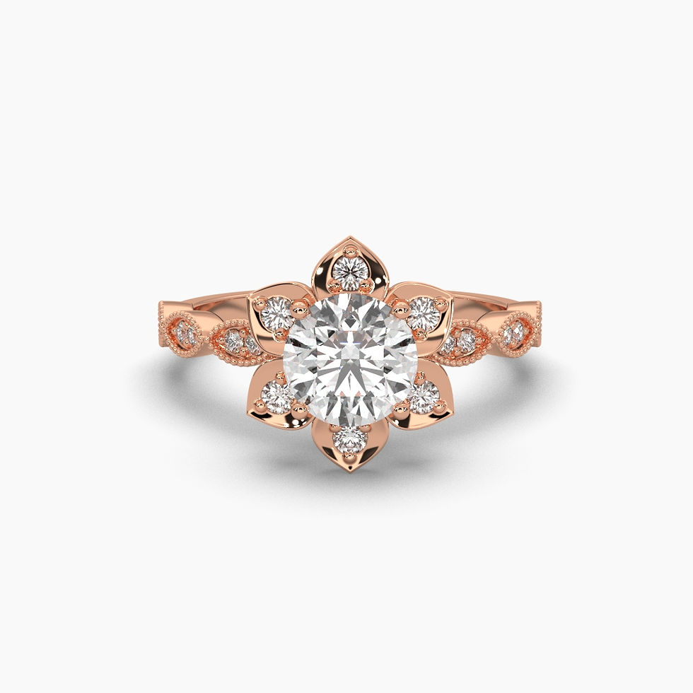 Thumbnail: The Hadassah Round Brilliant Diamonds arranged like a Flower