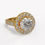 Thumbnail: The Dani - Round Brilliant with pave band