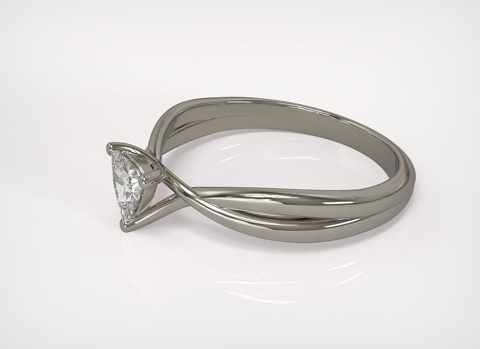 Thumbnail: The Bria - Trillion curved diamond